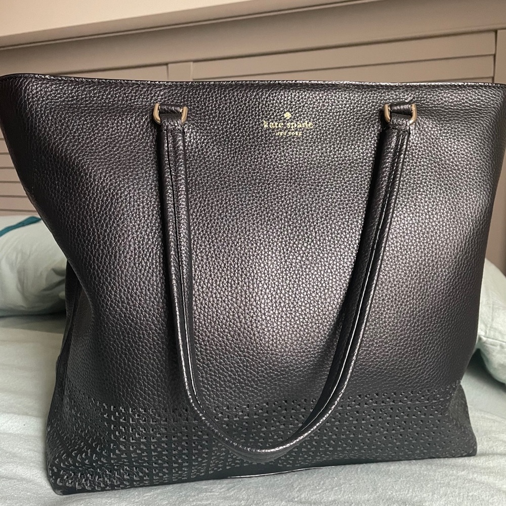 Kate Spade Black Large Tote!